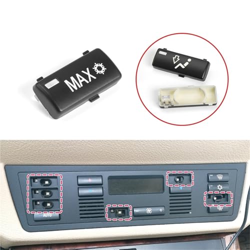 Bouton climatisation BMW X5 E53 E39 kit de 14 caches - 2
