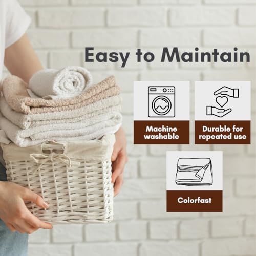 Image of Mafatlal Joy Bath Towels for Men - Pack of 2 | 58 x 29 inch Large Size | Soft & Quick Dry | 450 GSM | Bronze