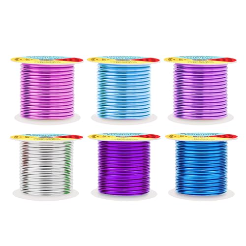 Mandala Crafts (�}���_���N���t�g) 10�Q�[�W �z�Ɏ_���A���~�j�E�� �N���t�g���C���[ �W���G���[����p - 120�t�B�[�g �J���[ �t���L�V�u�� �V���o�[ ���x���_�[ �p�[�v�� �s���N �A�C�X�u���[ �^�[�R�C�Y���C���[ - �Ȃ��\ �~��