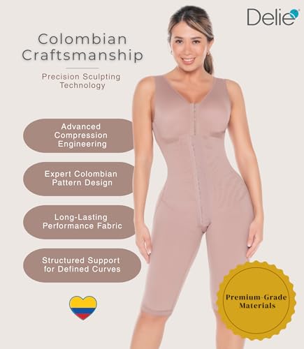 Image of FAJAS DISENOS D'PRADA DELIE Shapewear Tummy Control High Compression Faja Colombiana Girdle for Women Abdomen Control