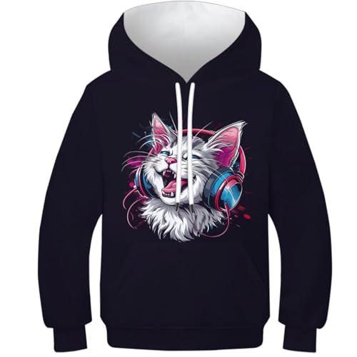 Sweat-shirt chaton drôle une idée cadeau d'anniversaire originale ado 11-13 ans
