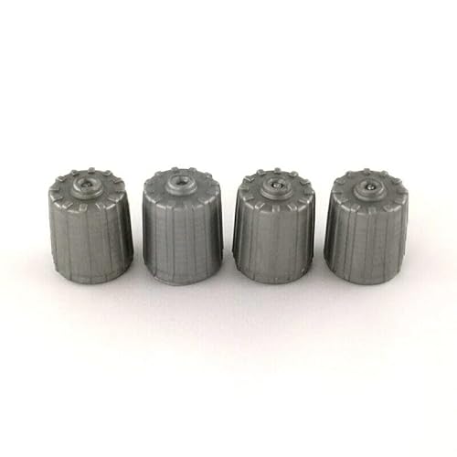 4 X Silver Grey Genuine Plastic TPMS Tyre Pressure Sensor Valve Dust Caps TPMS Tire Cap With Gasket Tire Valve Stem Caps Car Replacement Accessories