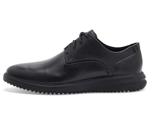Image of Cole Haan Men's Grand+ Plain Toe Oxford, Black /Black, 10.5-M US