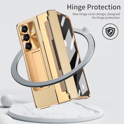Coque Samsung Z Fold 4 antichoc avec protège-charnière et support - 5