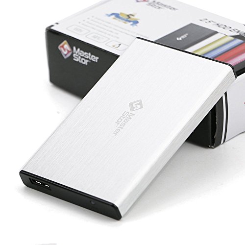 Disque dur externe 120 Go Argent USB 3.0 avec boîtier SATA 2,5 pouces