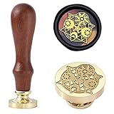Triple Goddess Wax Seal Stamp - 0.98 Inch (25mm) Brass Removable Witchcraft Goddess Sealer,The Wax Stamp with Nature, Life Cycles and Power