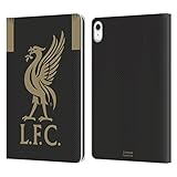 Sistema de cierre magnético Head Case Designs Licenciado Oficialmente Liverpool Football Club Portero Inicio Kit 2019/20 Carcasa de Cuero Tipo Libro Compatible con Apple iPad 10.9 (2022)