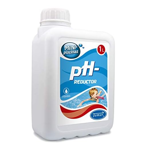 Tamar Reductor De Ph Especial Para Mini Piscinas, Regulador De Ph 1 Litro