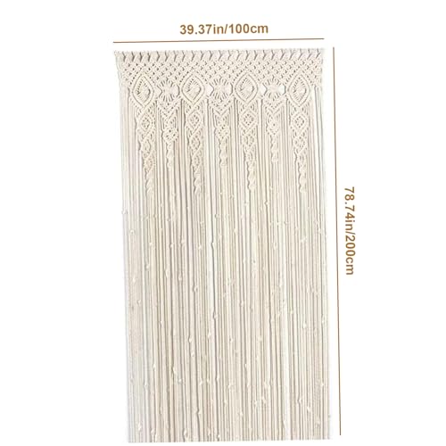 Cortinas de cuerda trenzada en algodón suave para regular la luz con estilo boho 6