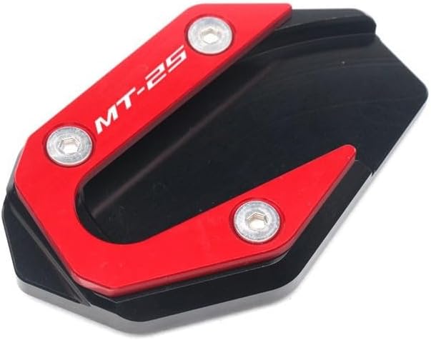 Miniatura 3 de Motorcycle Kickstand Extension Pad Motorcycle CNC Kickstand Foot Side Stand Extension Pad Support Plate Enlarge for Yam&aha MT-03 MT03 MT 03 25
