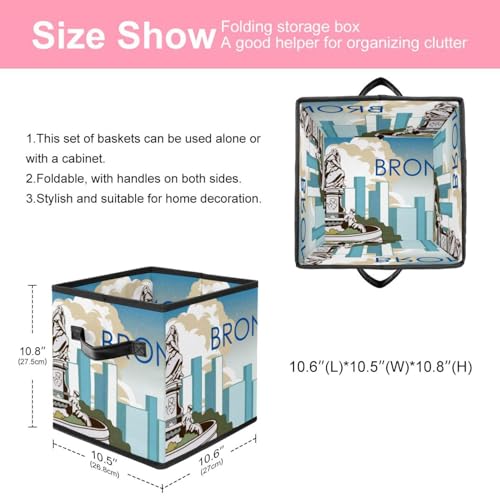 Boîte de rangement pliable en tissu : solution placard et chambre