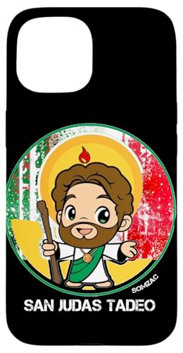 San Judas Tadeo - �Z���g�W���[�h�A�[�g Devocion ���L�V�R���� �X�}�z�P�[�X iPhone 15 �p