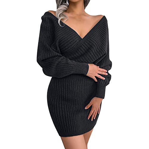 Robe en tricot pour femme en laine de qualité supérieure