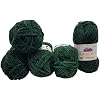 Ilkadim Export 5 Gomitoli Lana Alize Puffy Color – 500g Multicolore, Maglia Con Le Dita Senza Aghi