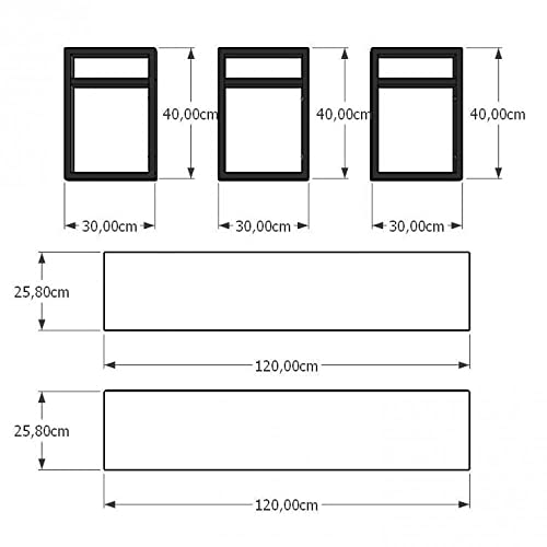 Rack estilo industrial aço cor preto prateleiras 30 cm cor preto modelo ind04prk