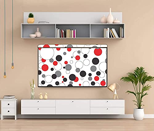 MOGNE FAB Non Woven 43 Inches Led Tv Cover Compatible for Xiaomai, Lg, Samsung, Redmi, Vw, TCL, Acer All Brands Models, White Colour.