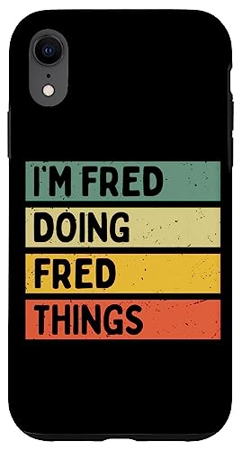 I'm Fred Doing Fred Things �ʔ������� �X�}�z�P�[�X iPhone XR �p