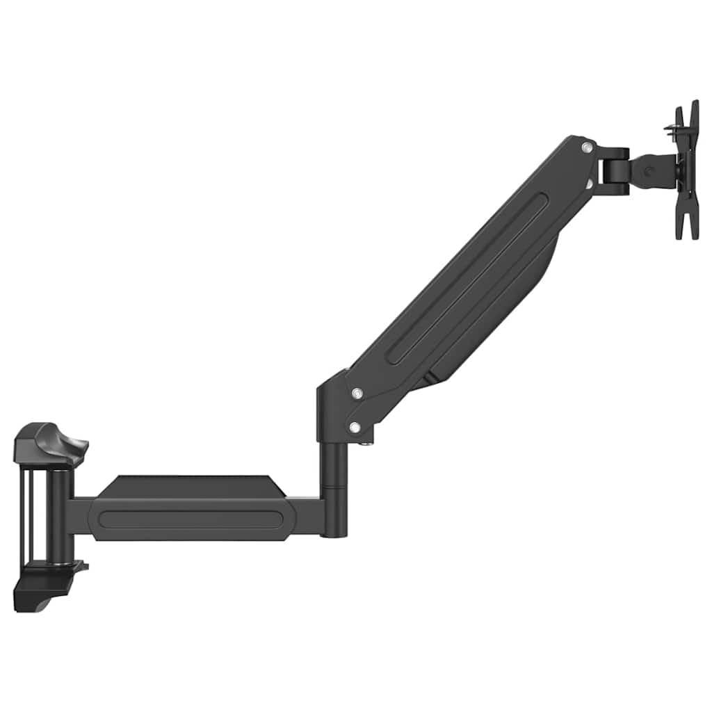 INLIFE Monitor-Wandhalterung für Max 27 Zoll Gasfeder 10 kg,Elektronik,Video,Videozubehör,TV-Zubehör,TV- & Monitorhalterungen,Schwarz,2.34 KG,4012168