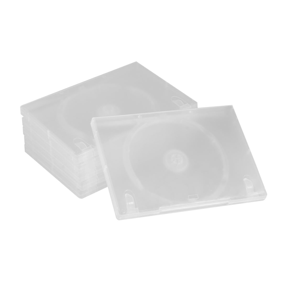 Estuche para almacenamiento de CD para proteger discos individuales del polvo pack 6