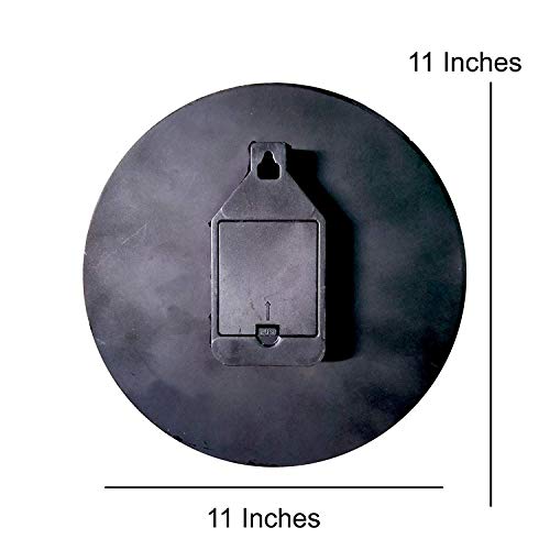 Image of KARTIK Digital Print /Designer Wood Wall Clock -11 X 11 Inches