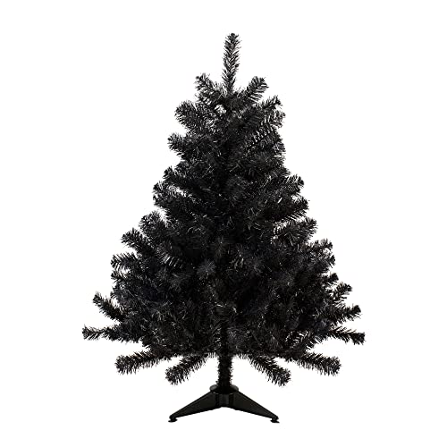 Northlight Full Colorado Spruce Artificial Halloween Tree - 4' - Black - Unlit