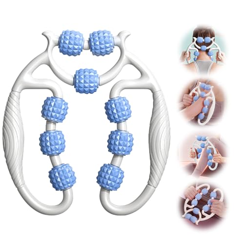 Cellulite Massagegerät, Räder Anti Cellulite Massagegerät Mit Rollen, Cellulite-Massagerolle, Faszienmassagegerät Für Waden Beine Arme Tennisellenbogen Tiefenmassagegerät (Blau) Cellulite Massagegerät, Räder Anti Cellulite Massagegerät Mit Rollen, Cellulite-Massagerolle, Faszienmassagegerät Für Waden Beine Arme Tennisellenbogen Tiefenmassagegerät (Blau)