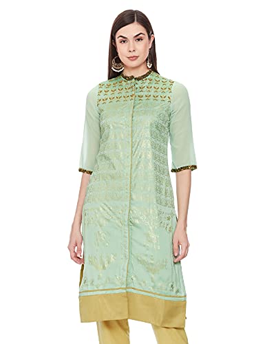 Kurta droit respirant vert menthe taille M confort absolu
