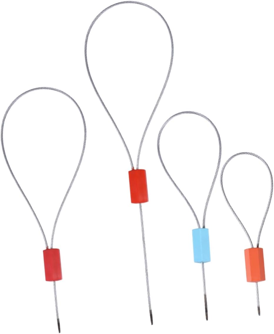 Steel Wire Seal 50Pcs 30cm Plastic Steel for Cargo Port