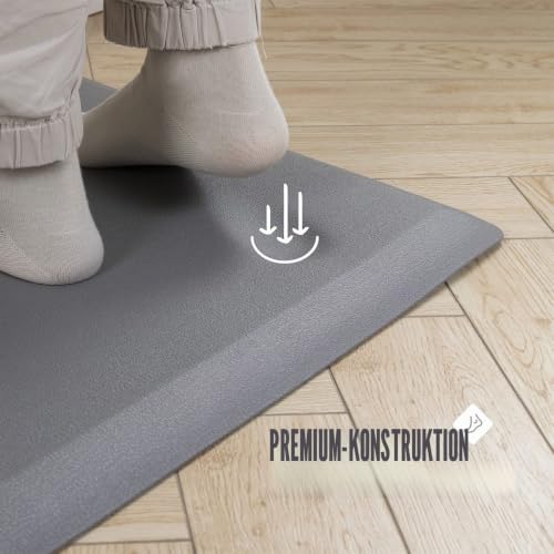 Carvapet rutschfest Küchenteppich Anti Ermüdungsmatte 20MM Dicke Küchenläufer Schaum-Stehmatten PVC Wasserdicht Laufteppich Küchenmatte… – Ansicht 2