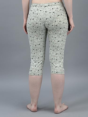 Image of Dollar Missy Women's Combed Cotton Printed Capri