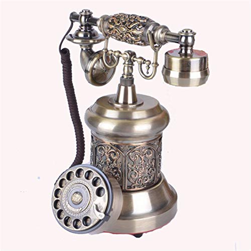 Téléphone filaire décoratif style antique pour rompre la monotonie d'un bureau moderne - 5