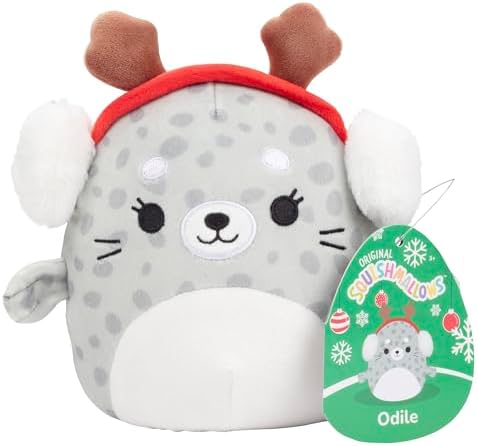 Squishmallows 5" Plush Christmas Mystery Box, 5-Pack - Assorted Set of Various Styles - Official Kellytoy New 2023 - Cute and Soft Holiday Squishy Stuffed Animal Toy - Great Gift for Kids 4 41MHQ8rAjYL. AC