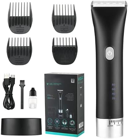 Cordless Hair Clipper Set Rechargeable Electric Hair Trimmer Mens Grooming Kit Hair Cutting Machine Ceramic Blade Hair Shaver Beard Trimmer for Men Kids Barbers USB Rechargeable Precision Hair