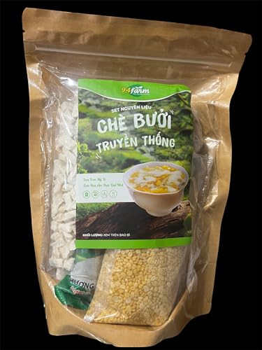 Che buoi Traditional Vietnamese Che Buoi Dessert Mix Kit, Complete Ingredients Set 500g