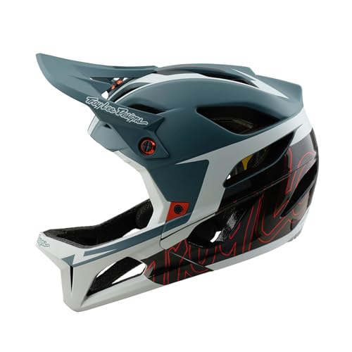 Troy Lee Designs Stage Helmet Bicycle (2025) MIPS for Mountain Bicycle MTB, Neauwave Smoke, Medium/Large