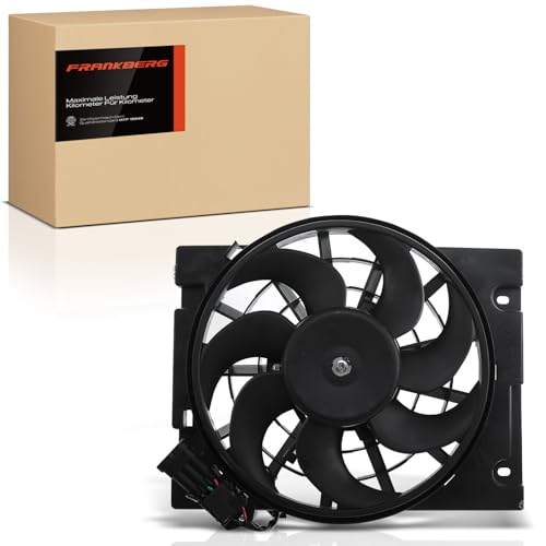 Frankberg Ventilador del radiador Compatible con Zafira A MPV T98 1.8L Astra G CC T98 1.6L Astra G Caravan T98 1.6L Zafira A MPV T98 1.6L Zafira A MPV T98 2.2L 1341296