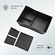 KOLOME Mittelkonsole Aufbewahrungsbox Kompatibel für Kona SX2 2024 2025 Armlehne Organizer Tray Mittelarmlehne Handschuhfach Armlehne Aufbewahrungsbox Zubehör (Schwarz)