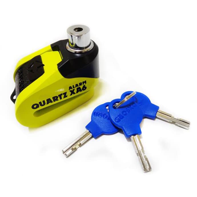 Oxford LK215 Quartz XA6 Alarm Disc Lock (6mm pin) USB
