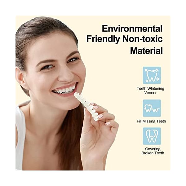 Temporary Fake Teeth, Tooth Repair Kit, Natural Shade Fake Teeth