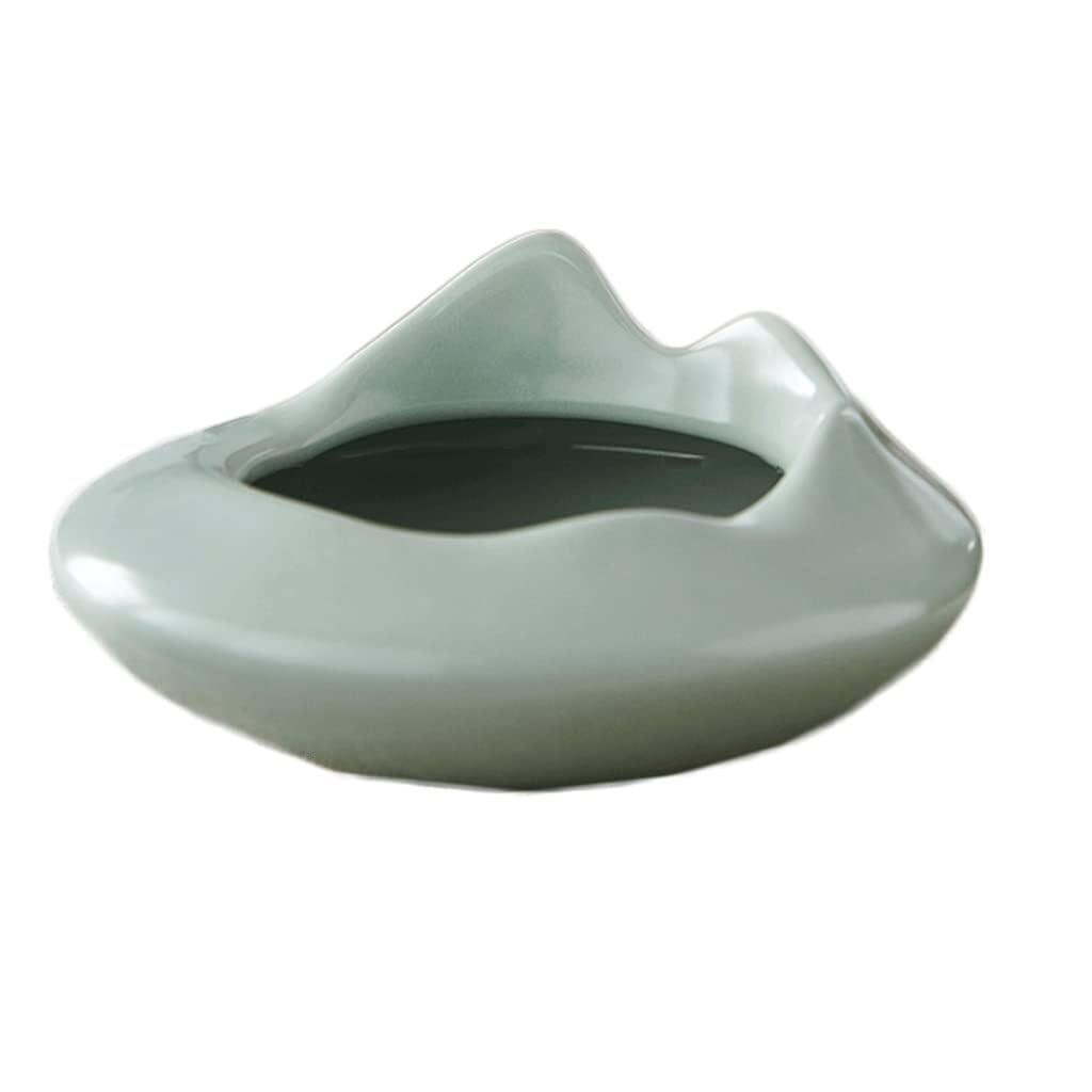Popielniczka Stołowa, Popielniczka Ceramiczna Popielniczka Górska Akcesoria Przenośne Popielniczka Biurkowa Popielniczka do Baru(Grün)