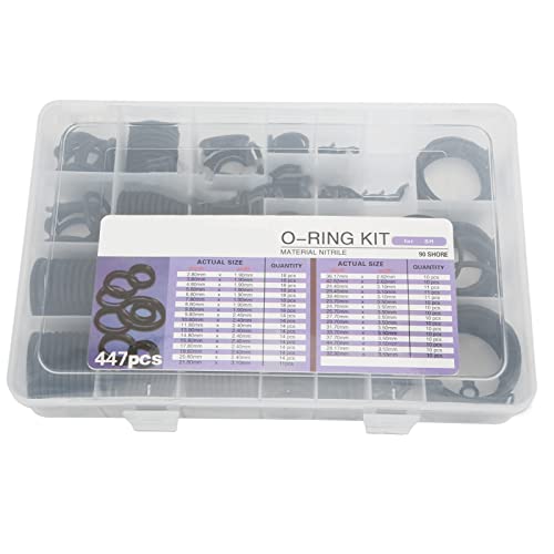 Kit joints toriques climatisation HNBR de qualité supérieure, 447 pcs - 7