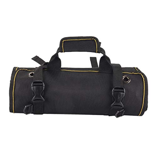 Snowflyk Caja de Herramientas de Almacenamiento, Kit de Herramientas de Gran Capacidad, Bolsa de Herramientas de Boca Ancha de 27 Pulgadas, Bolso Organizador, Bolsas de Mano para Electricista