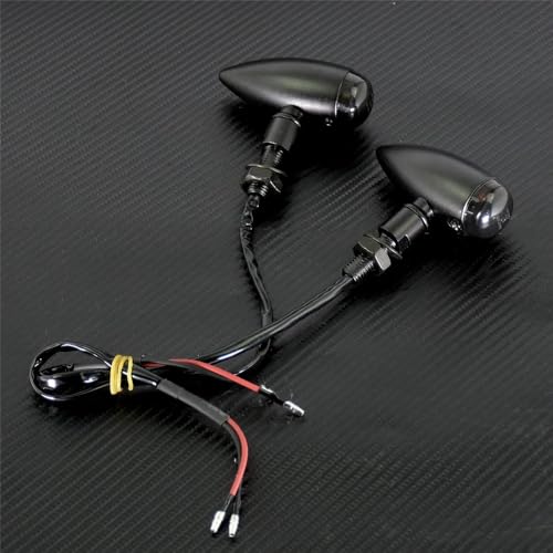 Clignotants moto bullet pour Chopper feu directionnel custom 12V