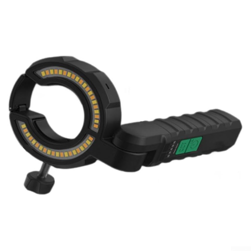 Foco LED recargable con 5 niveles de brillo ajustables para pintura de coche, 500 lúmenes, IP65 resistente a la intemperie, 3200 mAh