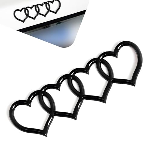 Shakas 3D Tailgate Emblem, Love Four Rings Styling Design ABS