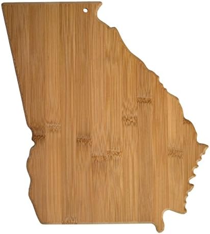 Totally Bamboo Georgia State Shaped Bamboo Serving & Cutting Board