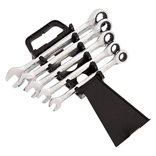 AmazonBasics Ratcheting Wrench Set - SAE, 5-Piece - Thumbnail 2