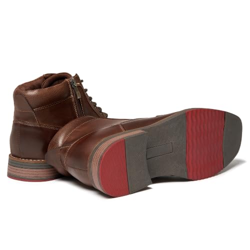Image of Arkbird Men's Dress Boots Genuine Leather Cap Toe Ankle Boot with Side Zipper for Casual Business Formal Wear