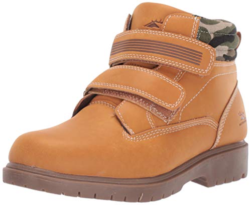 Deer Stags Boys' Marker Fashion Boot, Wheat/Camo, 4.5 M US Big Kid