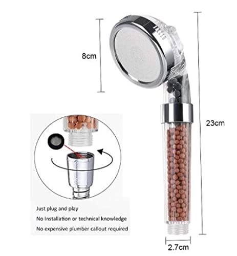 Pommeau de douche haute pression contre le calcaire et le manque de débit - 3